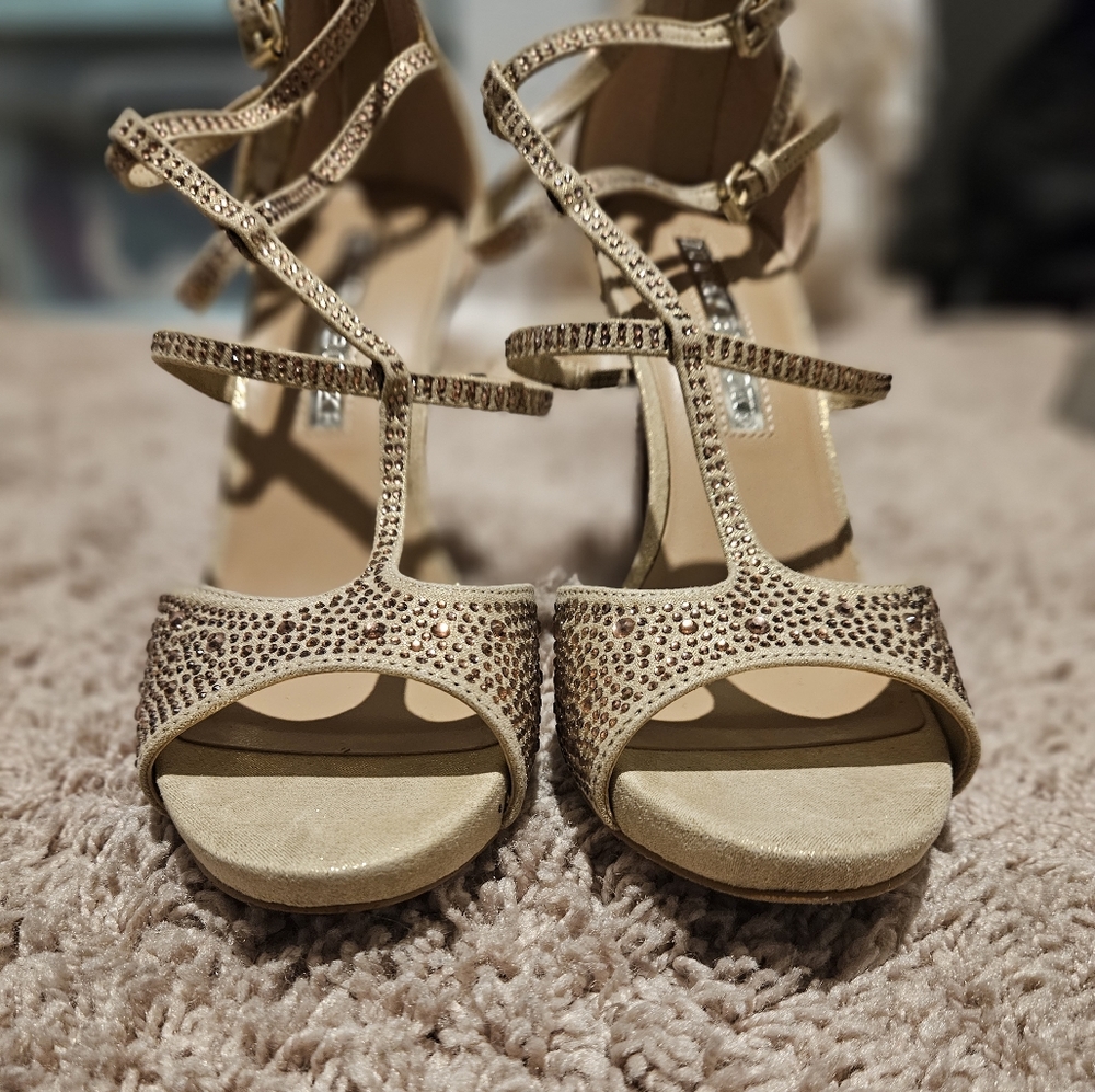 Jeweled heels